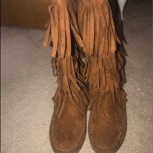 fringed boots